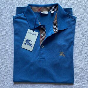 BURBERRY LONDON MEN'S COTTON POLO SHIRT 3XL SIZE